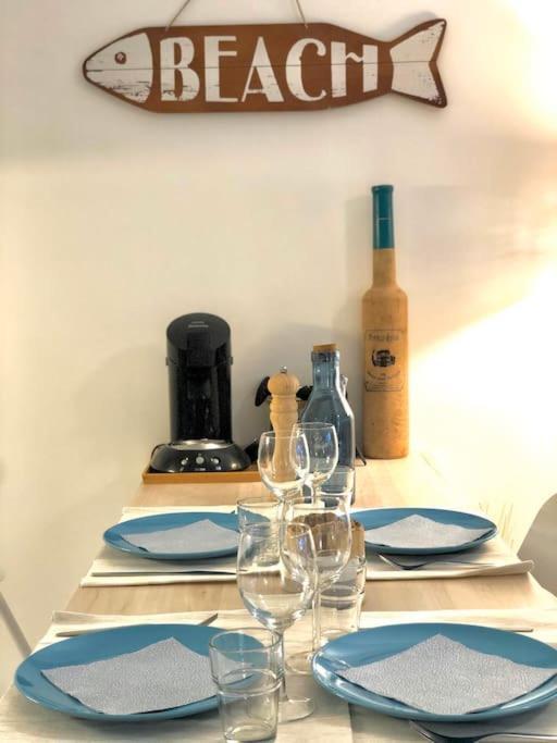 Le Brusc. Design, Parking, Wifi & Double Vue! Daire Six-Fours-les-Plages Dış mekan fotoğraf